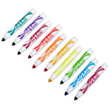 A set of ten Cra-Z-Art Broadline Marker Washable Bold 10 Count in various colors arranged in two angled rows.