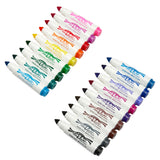 A set of 18 ct. Mini Broadline Markers arranged in two rows, each marker displayed at an angle with both the cap and the tip visible. The markers are in a variety of colors from red to black.