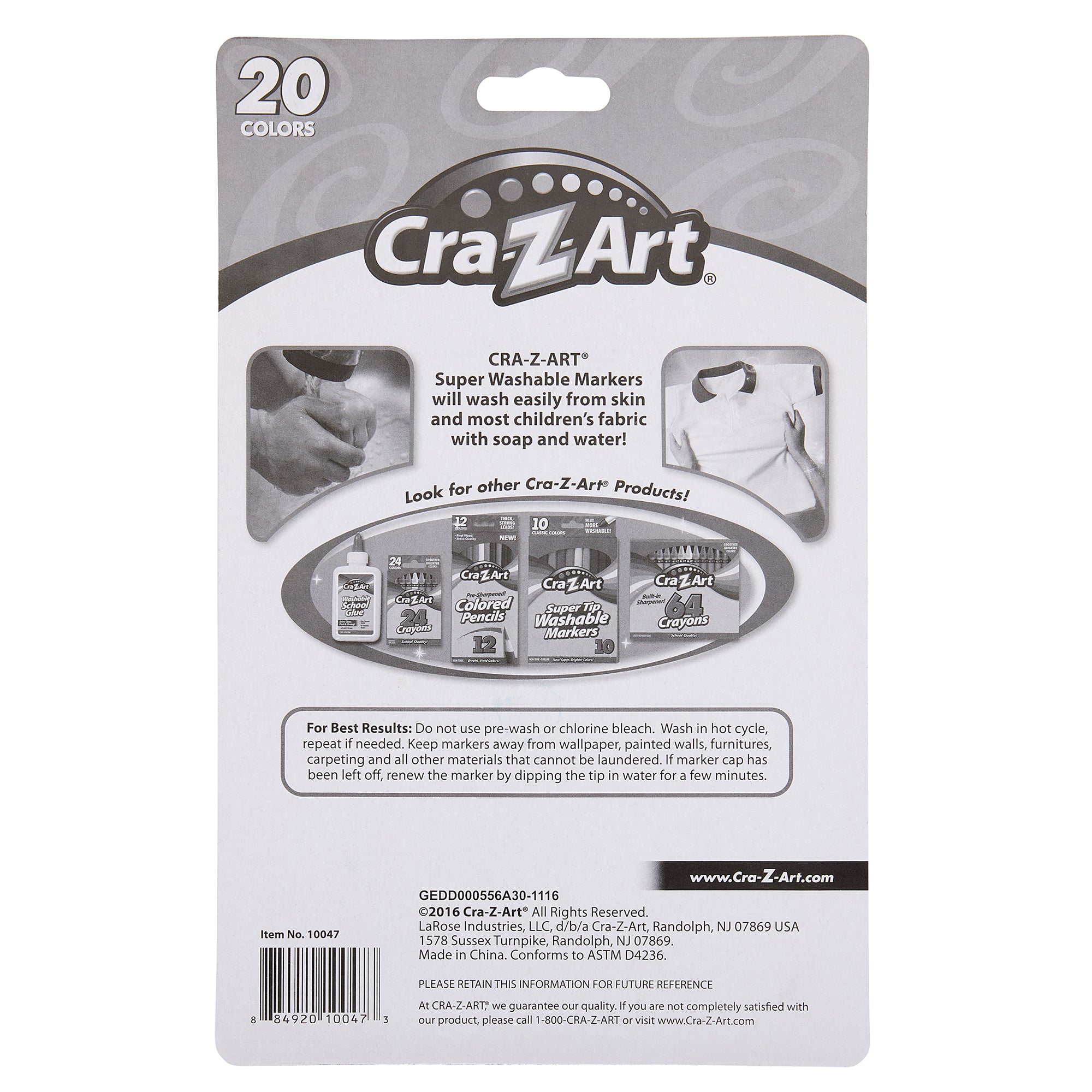 Cra-Z-Art Super Tip Markers 10ct Double-Sided
