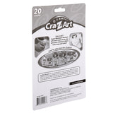 A product packaging for 10 ct. Double-Sided Super Tip Markers showing 20 colors with text describing them as super washable. The back displays a range of other Cra-Z-Art products and instructions for best results.