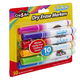 Marqueurs effaçables à sec lavables pour enfants Cra-Z-Art, paquet de 10