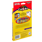 A package of Cra-Z-Art Fineline Markers - Washable 10 Count featuring 10 washable markers in assorted colors. The back shows product information and images of other Cra-Z-Art products.