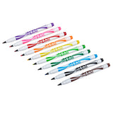 A set of Cra-Z-Art Fineline Markers - Washable 10 Count in various colors arranged diagonally, showing tips and caps.