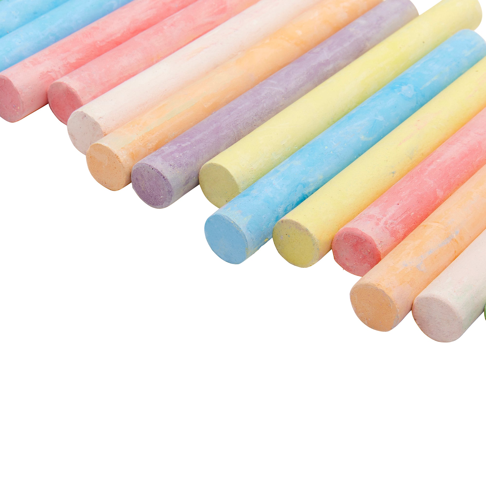 Cra-Z-Art Colored Chalk, 16 Count, Washable Sidewalk Chalk, Assorted C