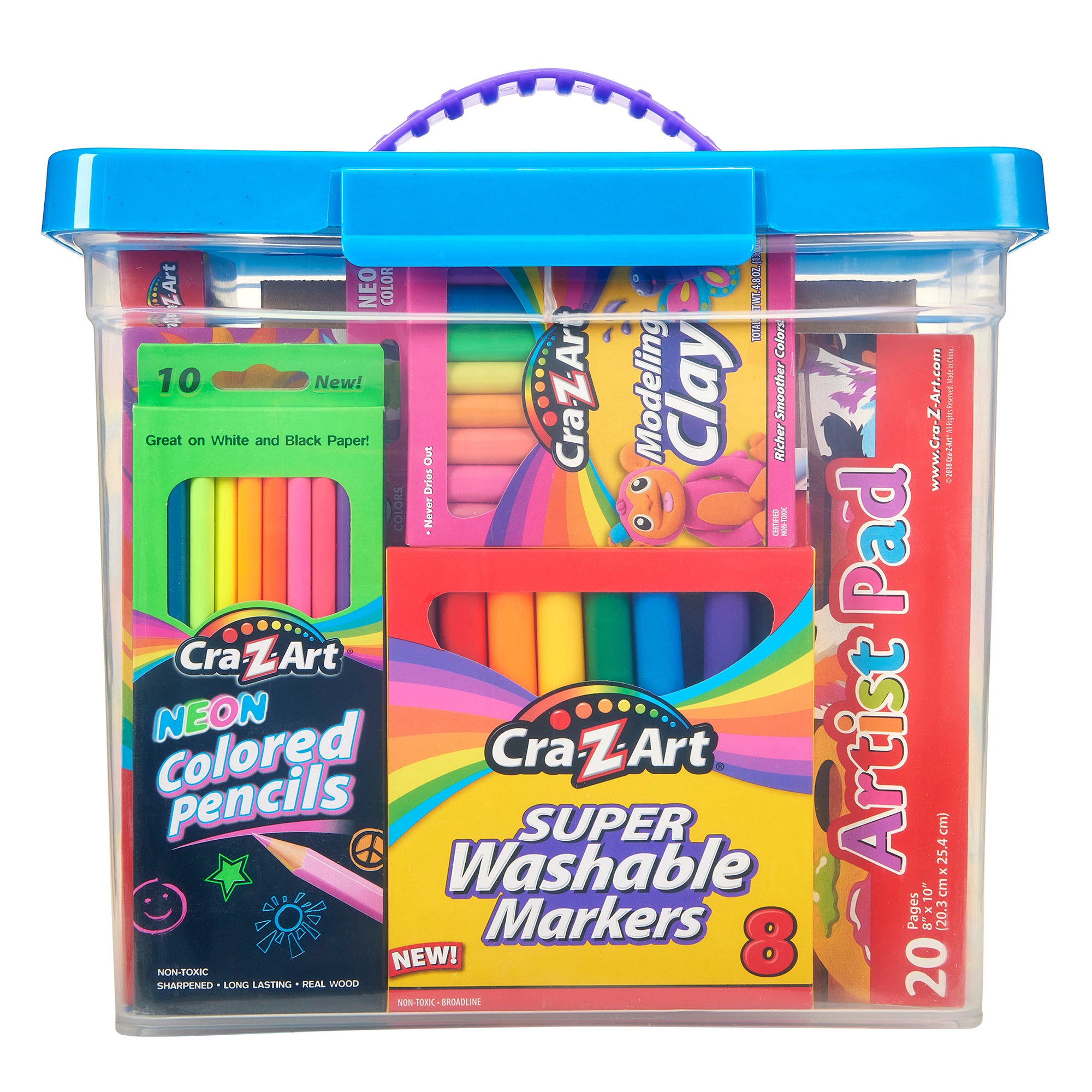 Cra-Z-Art Ultimate Art Extravaganza Tub – 125+ Piece Kids Art Set with