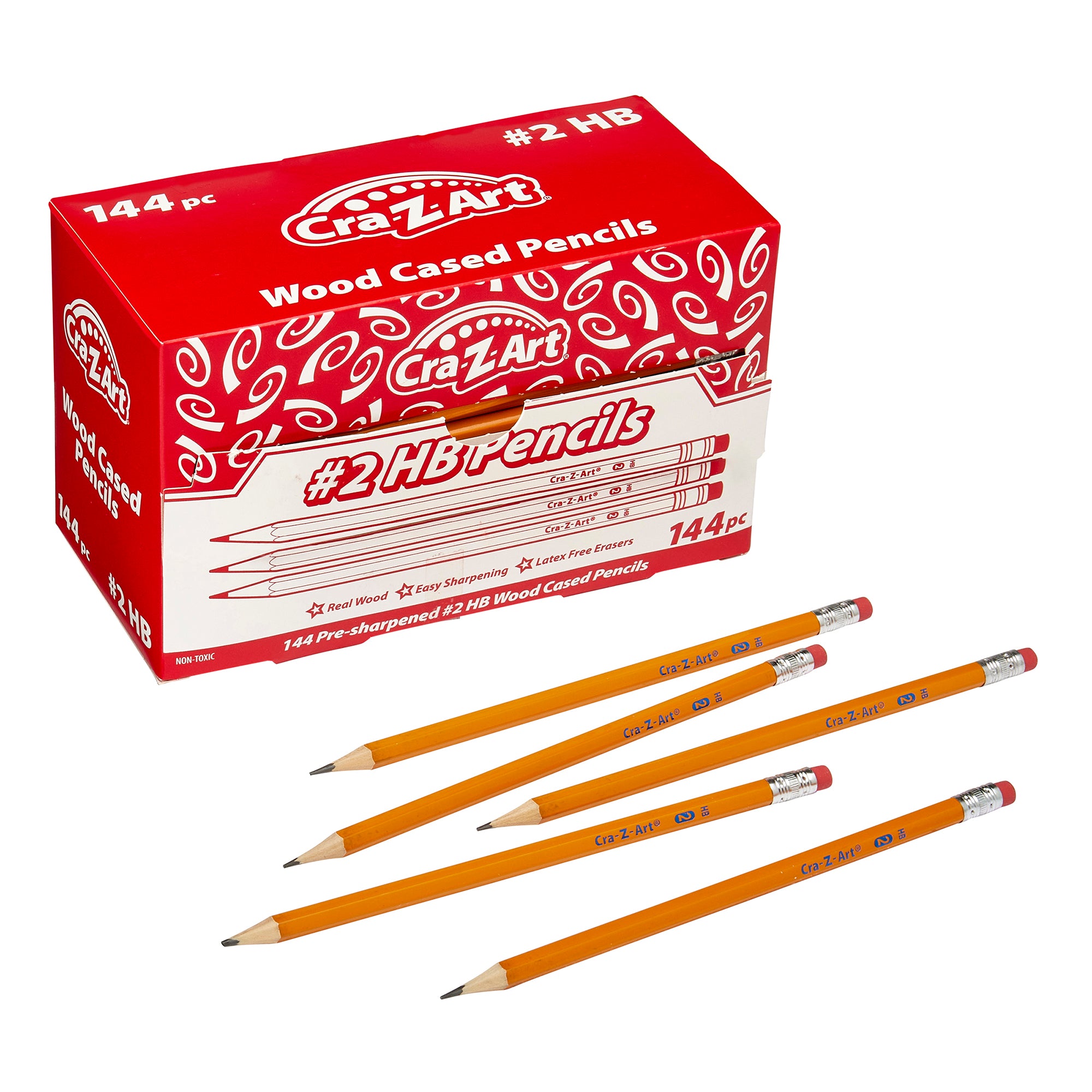 Cra-Z-Art #2 Pencils Dispenser Box 144 Count
