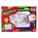 Packaged Original Magna Doodle drawing toy for children aged 3 and up, featuring a magnetic doodle board and various sketches on the display.