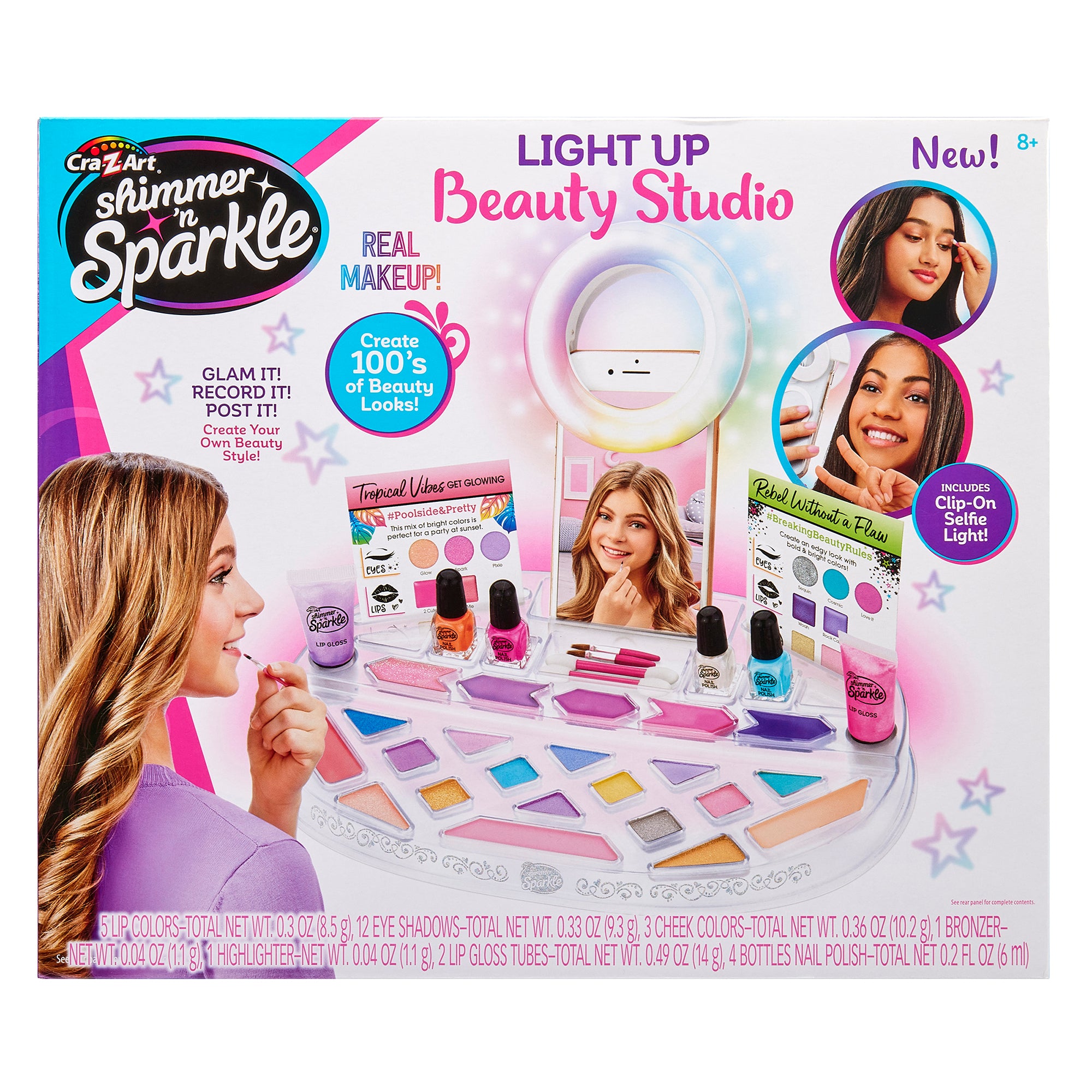 Shimmer 'n Sparkle Light Up Beauty Studio – Cra-Z-Art
