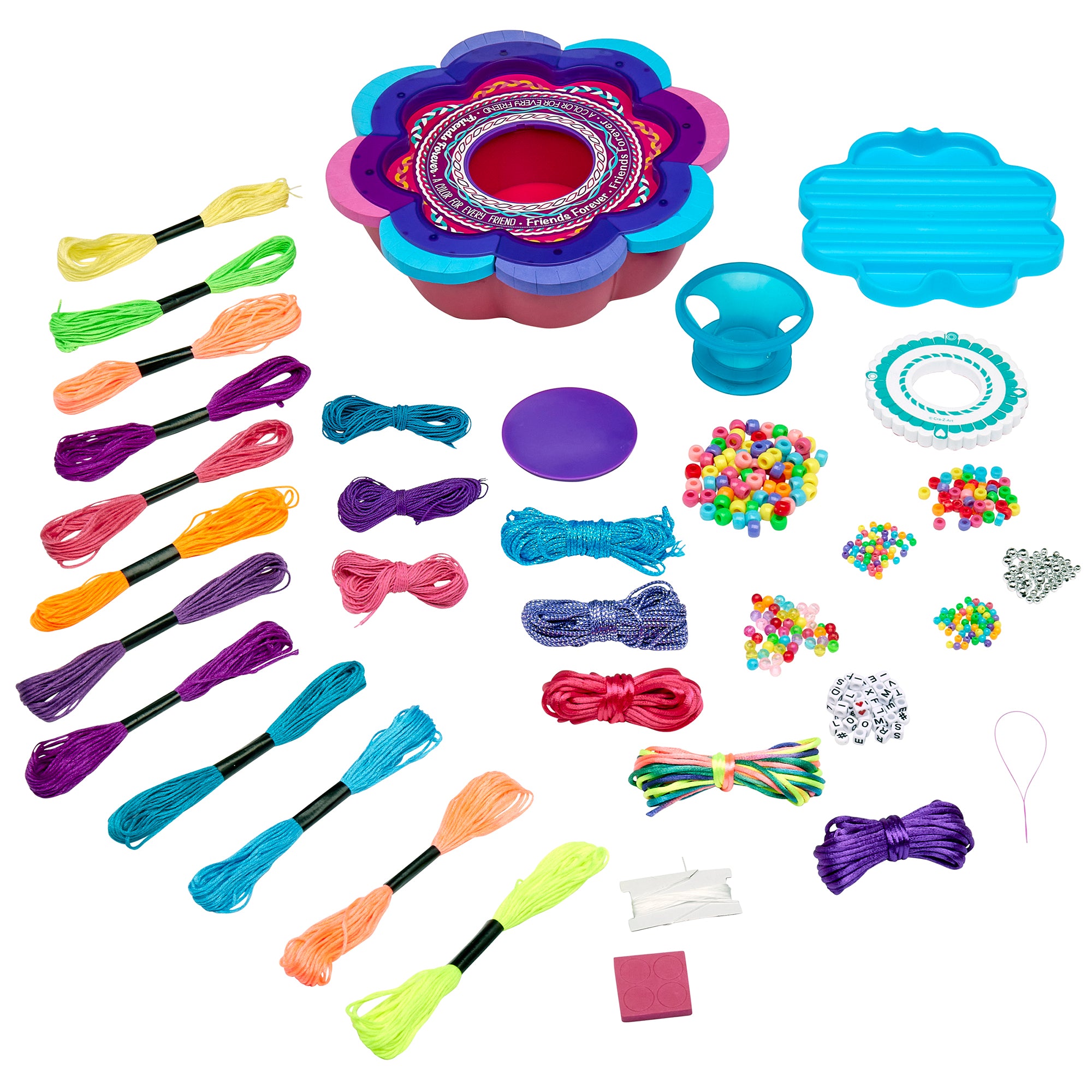 Shimmer 'n Sparkle 6 in 1 Friendship Bracelet Studio – Cra-Z-Art