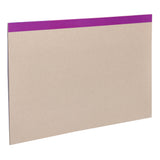 A large, rectangular sheet of Disney Frozen 2 Fuzzy Poster Jumbo Pad with a purple stripe along the top edge.