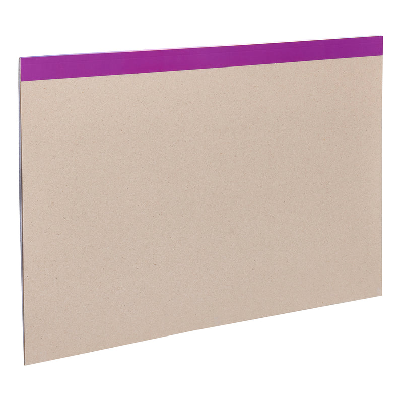 A large, rectangular sheet of Disney Frozen 2 Fuzzy Poster Jumbo Pad with a purple stripe along the top edge.