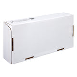 A plain white rectangular cardboard box of Cra-Z-Art Crayon 8 color 800 Count with minimal markings is pictured against a white background.