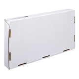 A plain white rectangular cardboard box with brown edges and a barcode on one side. Inside, you'll find Cra-Z-Art Washable Markers Broadline 16 color 256 Count.