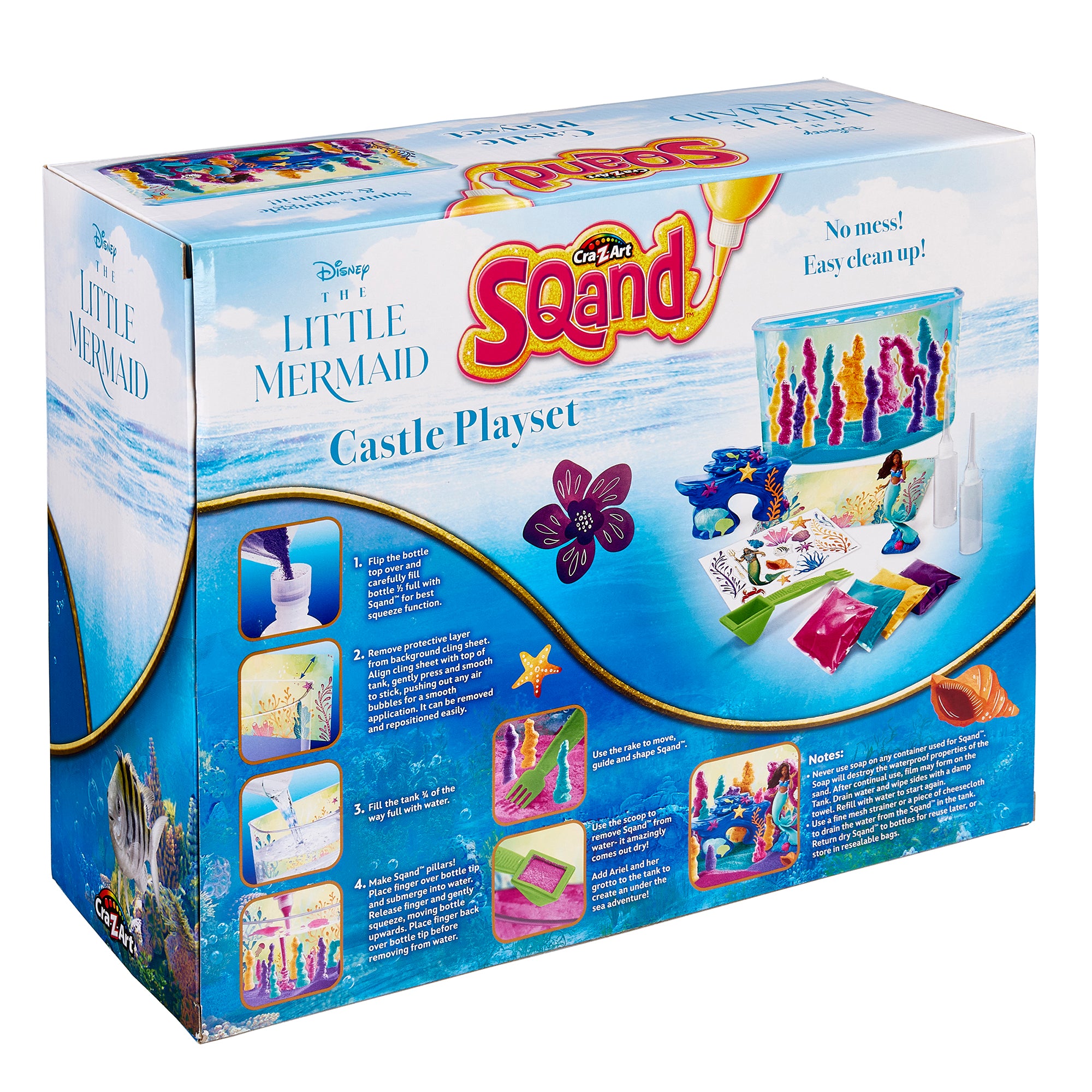The Little Mermaid Sqand Castle Playset – Cra-Z-Art