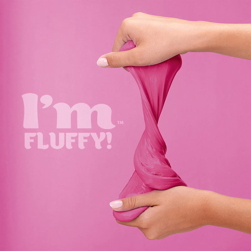 Cra-Z-Slimy I’m Fluffy Pink Fluffy Slime for Kids, Soft & Airy Sensory Slime, Ages 6+