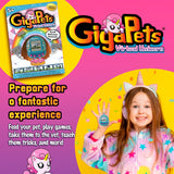 Giga Pets Unicorn Interactive Virtual Pet Keychain Toy, Ages 5+