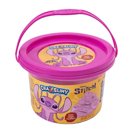 Cra-Z-Slimy Disney Angel Confetti Slime Tub, 20 oz, Ages 6+