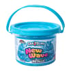 Cra-Z-Art Cra-Z-Slimy New Wave Metallic Slime 24 oz tub with blue carrying handle, sparkly stretchy slime for kids ages 6 and up.