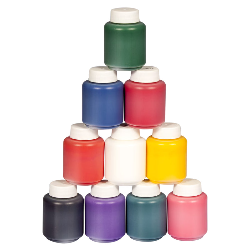 Cra-Z-Art Washable Poster Paint for Kids, 10 Colors, 2 oz Paint Pots, Ages 3+