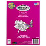 Cra-Z-Art Timeless Creations Fabulous Florals Adult Coloring Book, 64 Floral Designs