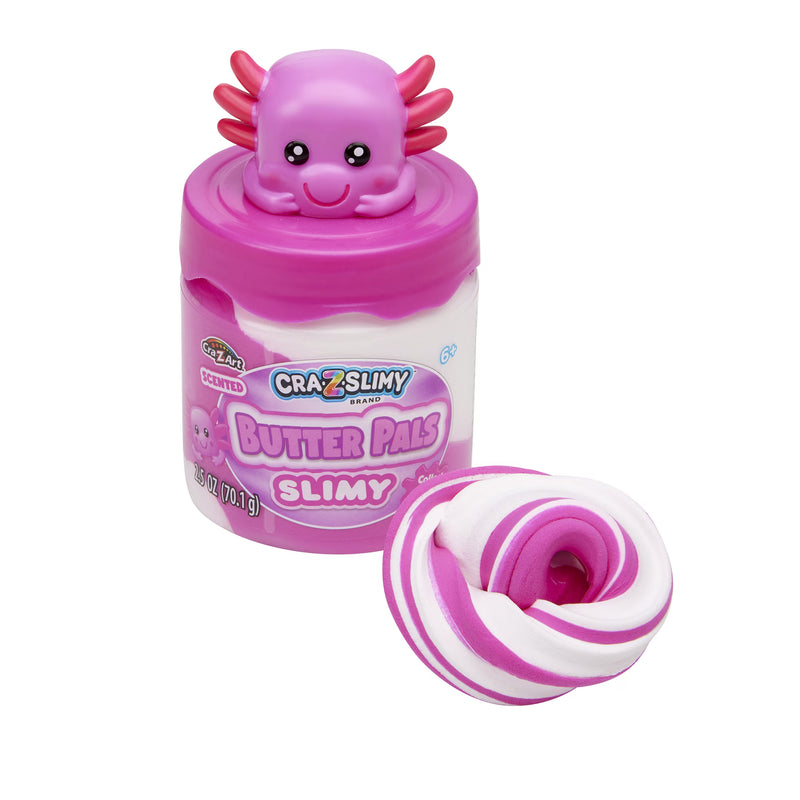 Cra-Z-Slimy Butter Pals Scented Butter Slime with Collectible Character, 2.5 oz, Styles May Vary