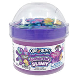 Cra-Z-Slimy Sparkle Fairy Purple Glitter Slime with Charms for Kids, Ages 6+
