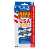 The Write Dudes U.S.A. Gold Pencils 48ct