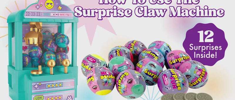 Cra-Z-Art My Look Crazy Claw Machine Blind Box Playset | Arcade Toy (Ages 6+)