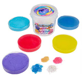 Cra-Z-Slimy 5-in-1 Rainbow Splash Slime Bucket (38 oz) | Premade Slime & Mix-Ins Set (Ages 6+)
