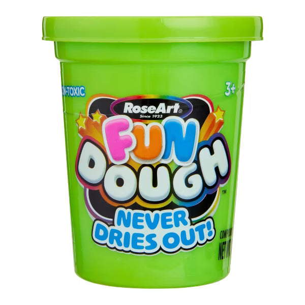 RoseArt Fun Dough 4 oz Single Can | Non-Toxic Modeling Clay for Kids (Ages 3+)