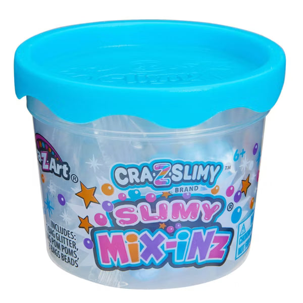 Cra-Z-Slimy Mix-Inz Can Slime Add-Ins | DIY Texture & Glitter Accessories (Ages 6+)