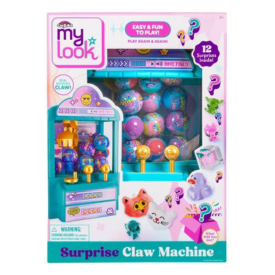 Cra-Z-Art My Look Crazy Claw Machine Blind Box Playset | Arcade Toy (Ages 6+)