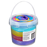 Cra-Z-Slimy 5-in-1 Rainbow Splash Slime Bucket (38 oz) | Premade Slime & Mix-Ins Set (Ages 6+)