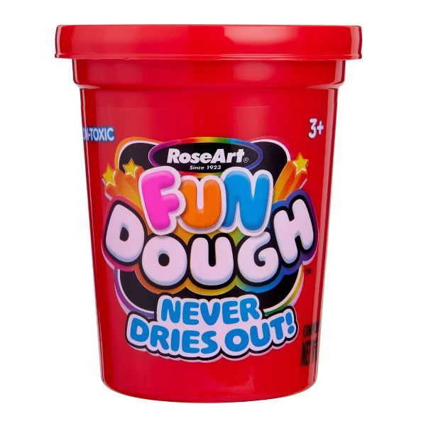 RoseArt Fun Dough 4 oz Single Can | Non-Toxic Modeling Clay for Kids (Ages 3+)