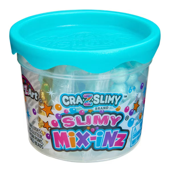 Cra-Z-Slimy Mix-Inz Can Slime Add-Ins | DIY Texture & Glitter Accessories (Ages 6+)