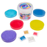 Cra-Z-Slimy 5-in-1 Rainbow Splash Slime Bucket (38 oz) | Premade Slime & Mix-Ins Set (Ages 6+)