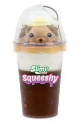 Slimy Sweet Soft & Squeeshy Scented Slime Cups (2-Pack) – Soft Stretchy Slime with Squishy Animal Toppers