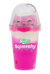 Slimy Sweet Soft & Squeeshy Scented Slime Cups (2-Pack) – Soft Stretchy Slime with Squishy Animal Toppers