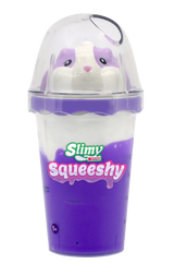 Slimy Sweet Soft & Squeeshy Scented Slime Cups (2-Pack) – Soft Stretchy Slime with Squishy Animal Toppers