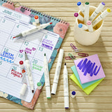 Cra-Z-Art Double Duty 12-Count Dual-Tip Alcohol Markers, Brush & Chisel Tips