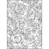 Cra-Z-Art Timeless Creations Fabulous Florals Adult Coloring Book, 64 Floral Designs