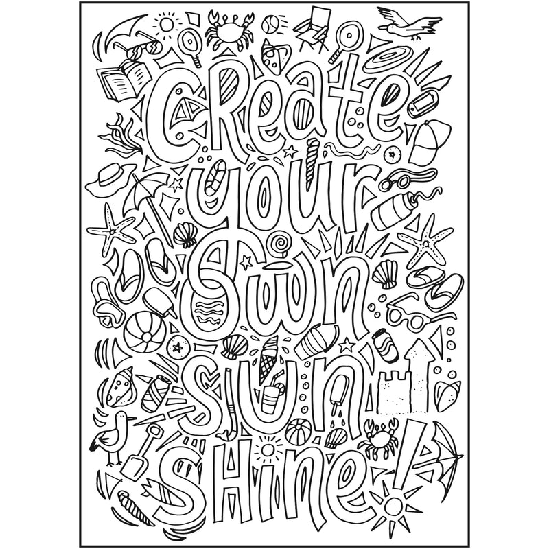 Cra-Z-Art Timeless Creations Follow Your Dreams Adult Coloring Book, 64 Inspirational Designs