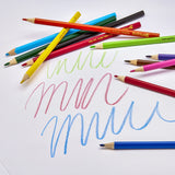 Cra-Z-Art Triangular Colored Pencils, 12 Vibrant Colors, Pre-Sharpened, Ages 3+