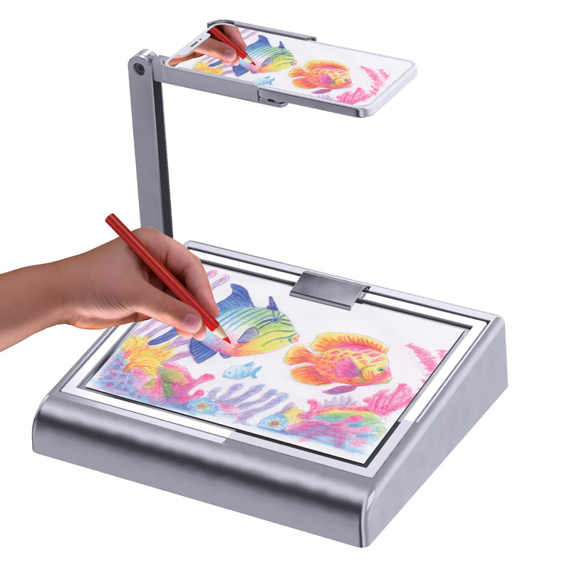 Cra-Z-Art Timeless Creations 2-in-1 Visual Art Designer Drawing & Tracing Kit, Ages 8+