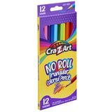 Cra-Z-Art Triangular Colored Pencils, 12 Vibrant Colors, Pre-Sharpened, Ages 3+