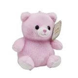 Buttercups Teddy Bear Plush Toy 4.5 Inch – Small Stuffed Animal for Kids, Soft Pink Bear, Mini Plush Gift