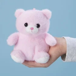 Buttercups Teddy Bear Plush Toy 4.5 Inch – Small Stuffed Animal for Kids, Soft Pink Bear, Mini Plush Gift