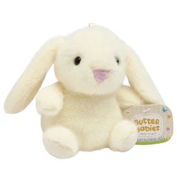 Buttercups 4.5" Super Soft Creamy White Bunny Plush - Ultra Cuddly Plush Toy for Kids, Collectible and Pocket-Sized