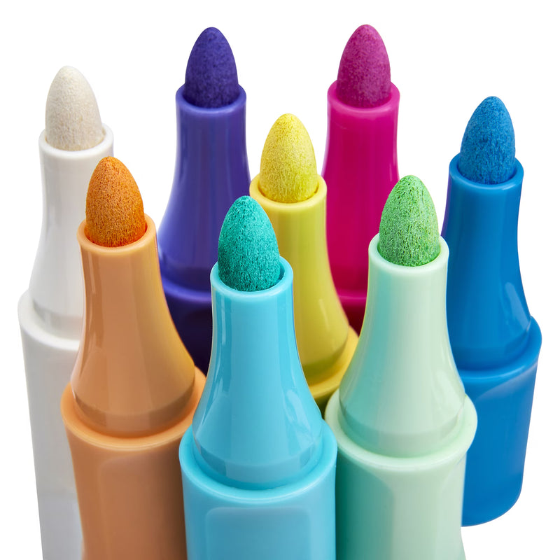 Cra-Z-Art Milky Broad Line Markers, 8 Pastel Colors, Ages 3+