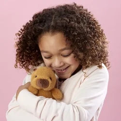 Buttercups Capybara Plush Toy 4.5 inch – Small Stuffed Animal for Kids, Cute Soft Brown Capybara, Mini Collectible Plush Gift